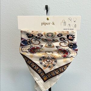 Piper K Boho Scarf In Rich Colors✨🤎